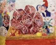 James Ensor Red Cabbage and Masks Spain oil painting reproduction